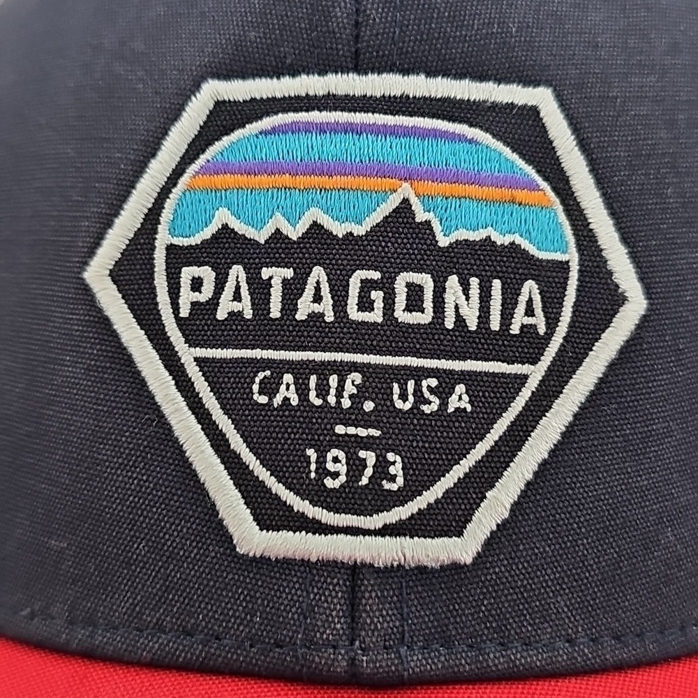 Patagonia California USA 1973 Navy and Red Logo Cap - Unisex - Picture 7 of 8
